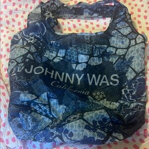 Johnny Was Blue Floral Women's Tote Bag